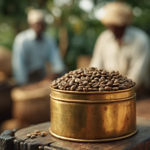 IZ VOZ EXIM Chikmagalur_Arabica_coffee_beans_in_brass_contain_c87c44ab-0176-4101-bcfb-d71ae7313a9d_0