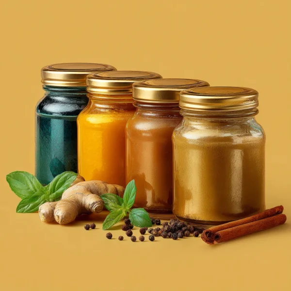 IZ VOZ EXIM Group_of_honey_jars_shilajit_ginger_turmeric_vani_348790ab-7c4f-41d4-ac73-2c78c498c661_2