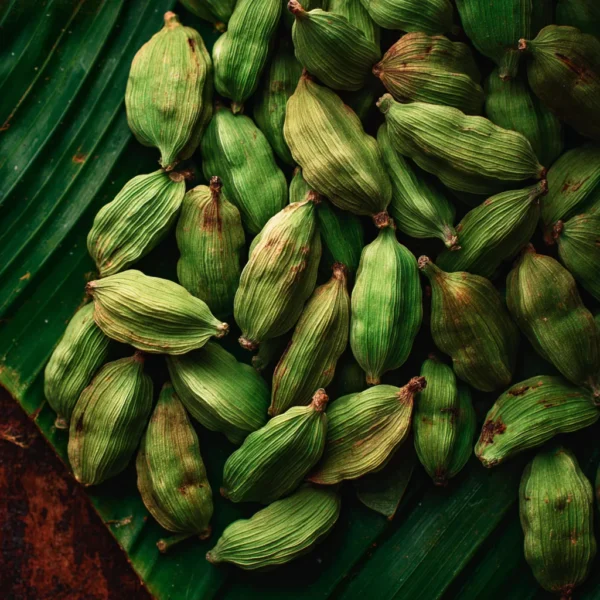 IZ VOZ EXIM vibrant_green_Coorg_cardamom_pods_scattered_on_ba_36b70425-e1ab-4f08-a24a-2ac629e030cd_2